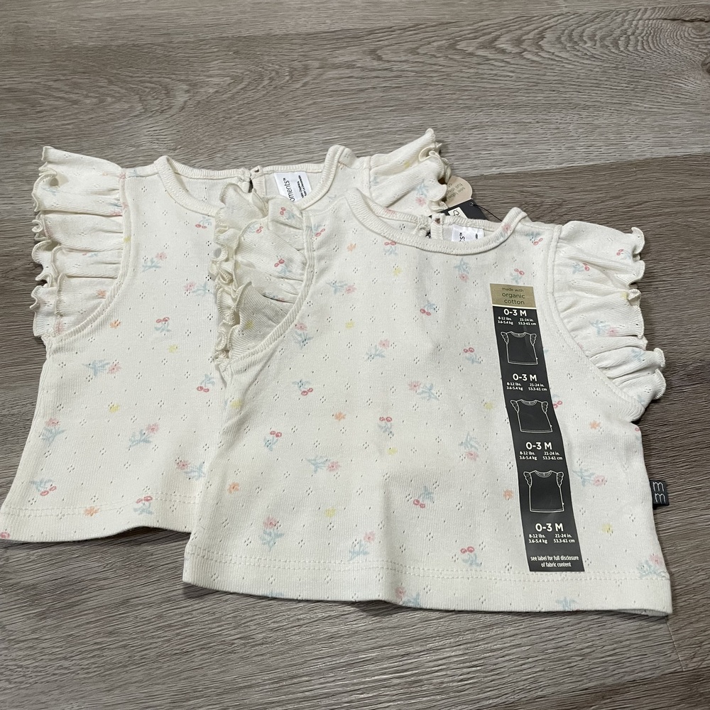 Organic Flutter Sleeve Tops